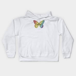 Butterfly wings pattern Kids Hoodie